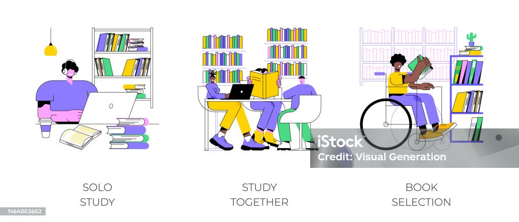 Processes Library Cartoon Library Isolated Cartoon Vector Illustrations Stock Illustration ...