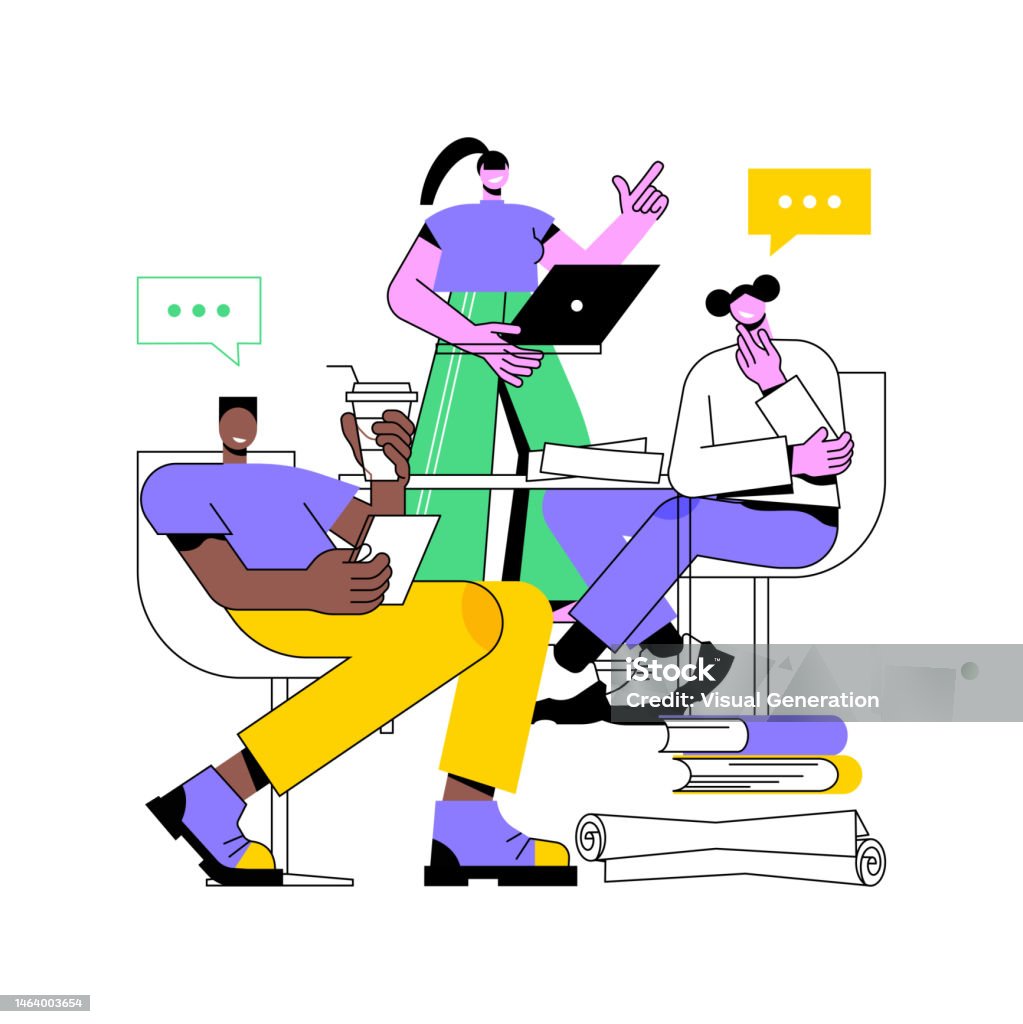 Creative Assignment Cartoon Creative Project Isolated Cartoon Vector Illustrations Stock ...