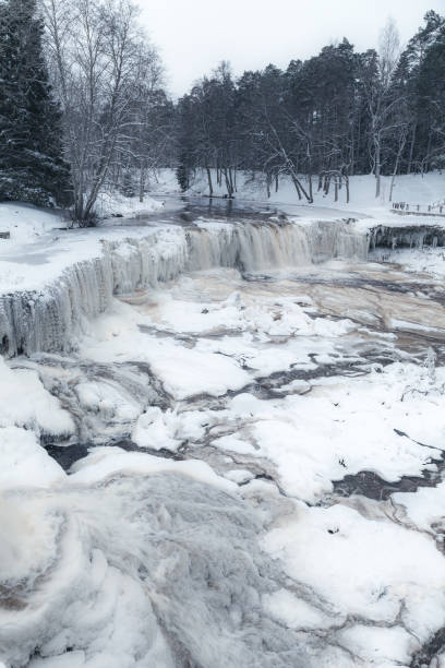 istock Frozen Keila-Joa waterfall by winter. Harjumaa, Estonia 1464015653