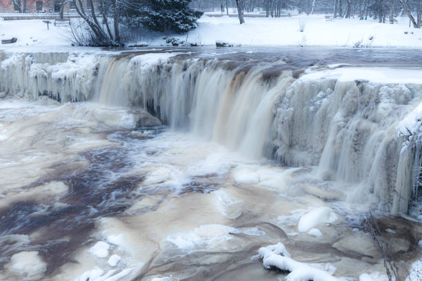 istock Frozen Keila-Joa waterfall by winter. Harjumaa, Estonia 1464016171