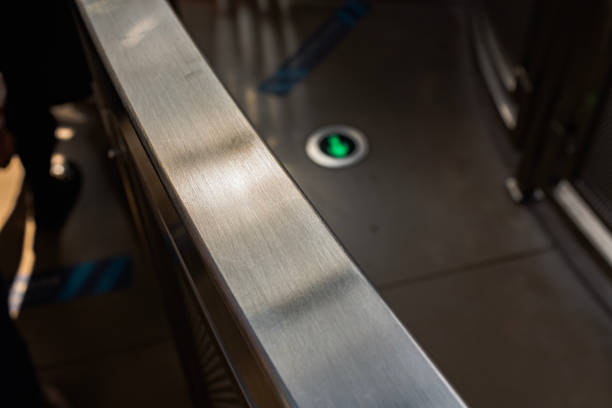 Stainless steel with metal railings