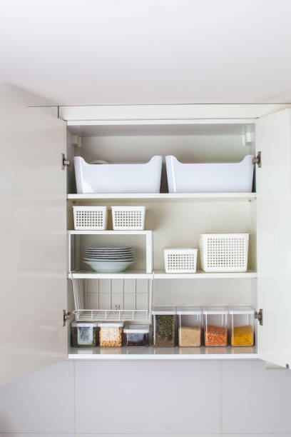 istock House decor ideas. Storage in the kitchen. Home organization. 1464026402