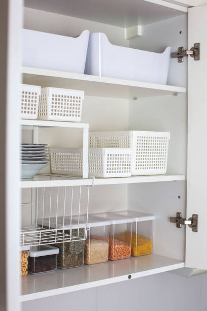 istock House decor ideas. Storage in the kitchen. Home organization. 1464028468