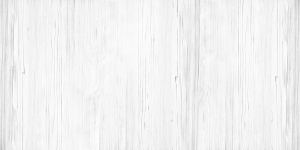 Whitewashed wooden textured surface. White painted plywood wide texture. Light wood grain widescreen rustic background