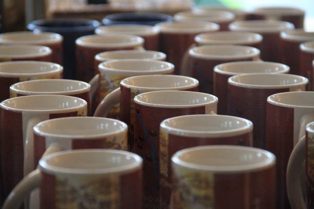 istock Collection of coffee cups 1464044552