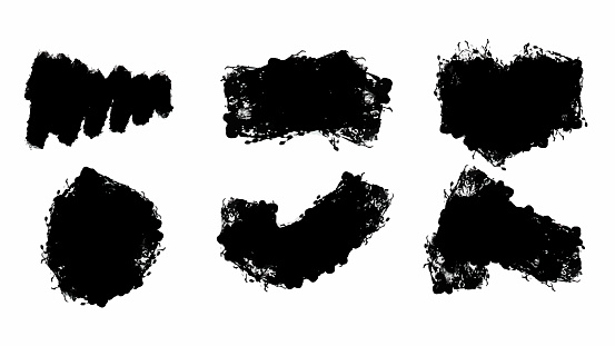 brush vector collection stroke element
