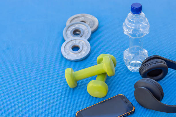 istock weights and fitness training equipment 1464055834