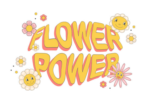ビンテージドール　ヒッピーバニー　フラワーパワー　70s レトロポップ Amazon.com: Groovy Flower Power 60s Decor - 70s Retro Vintage