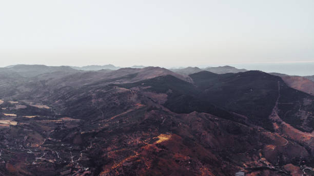 istock Panoramic shot of scenic hills 1464069330