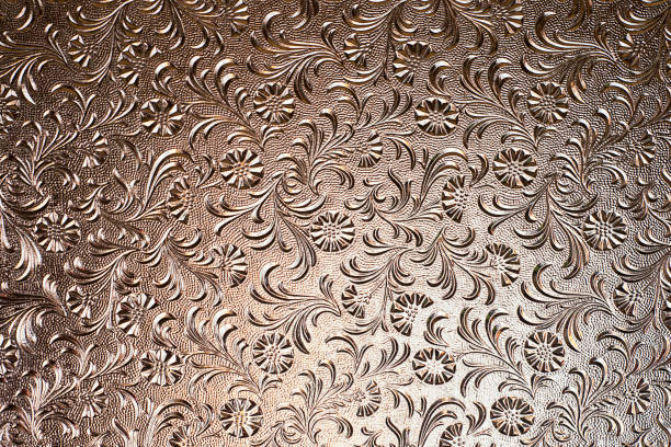 istock Closeup shot of a crystal leaves texture 1464076148