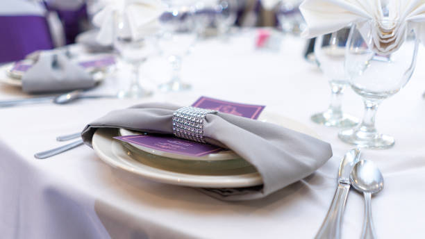 istock Closeup shot of a luxurious restaurant table setting 1464076816