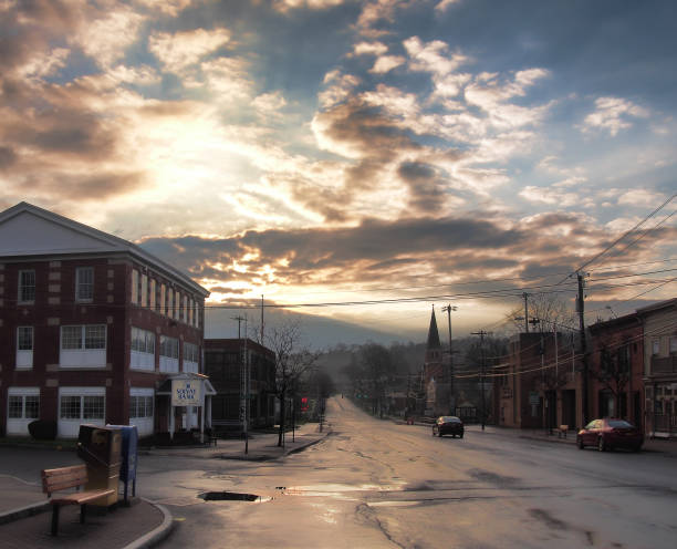 istock Camillus, New York after rain shower 1464077808