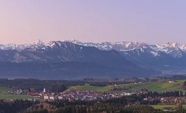 Dawn in the Allgau Alps