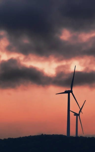 istock Wind farm in Fenner, New York 1464084184