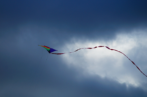 clouds and kite