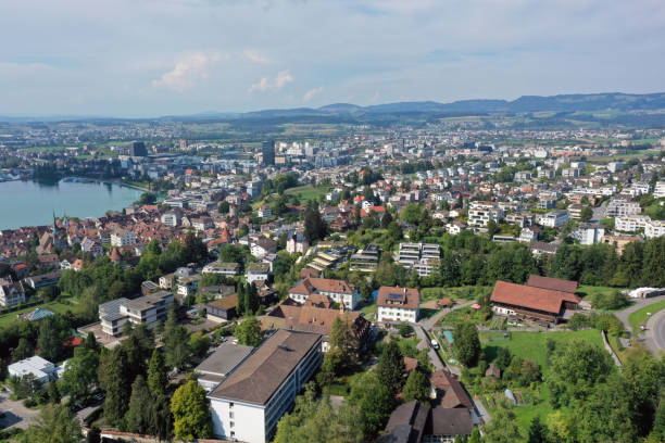 istock Zug (City) with Lake Zug 1464087243