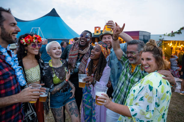 istock Celebrating at a Music Festival 1464100384