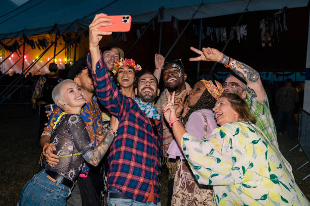 istock Selfie at Festival Night 1464100492