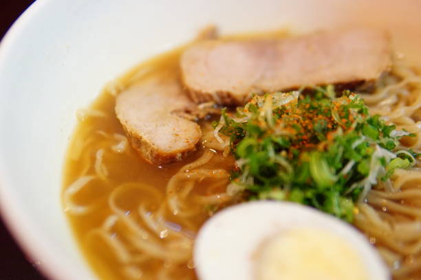istock Portion of Ramen, delicious Japanese soup 1464100875