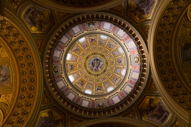 istock Dome of Saint Stephen basilica, Budapest, Hungary 1464112974