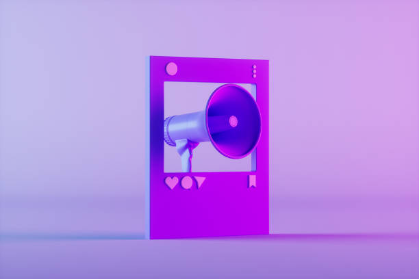istock Social Media Concept with Megaphone 1464118541