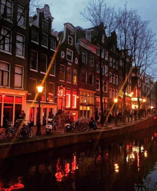 istock Street in the red light district in Amsterdam 1464118558