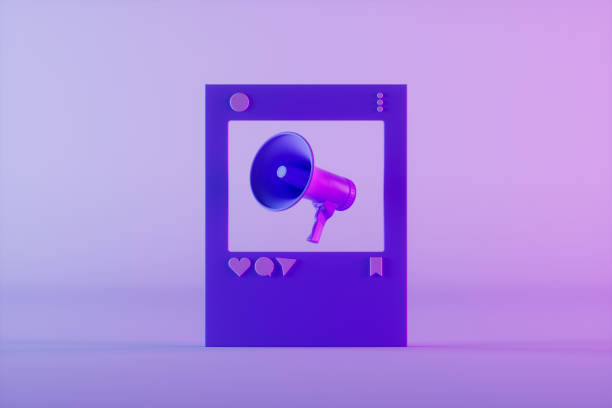 istock Social Media Concept with Megaphone 1464118692