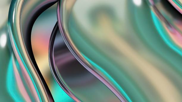 istock cyber pink metal corrugated plates beautifully overlapping Abstract, dramatic, modern, luxurious and exclusive 3D rendering graphic design element background material. 1464119546