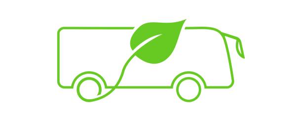 istock Eco car. Car charging at the charger station. Ecology transport concept vector illustration. 1464121292