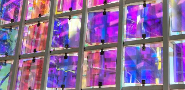 istock Purple glass tiles 1464139275