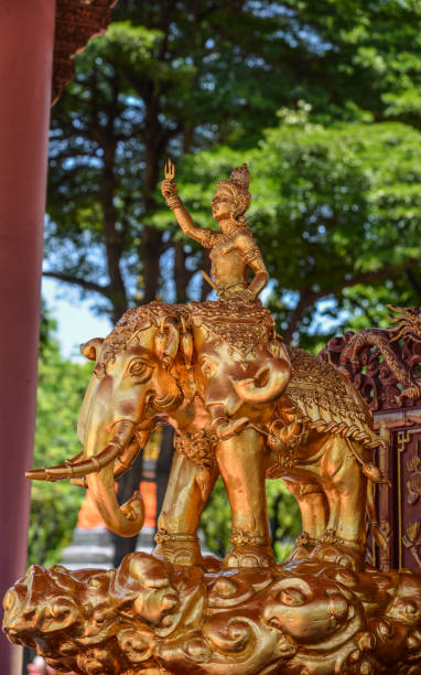 istock Elephant statues at Erawan Temple in Bangkok 1464143208