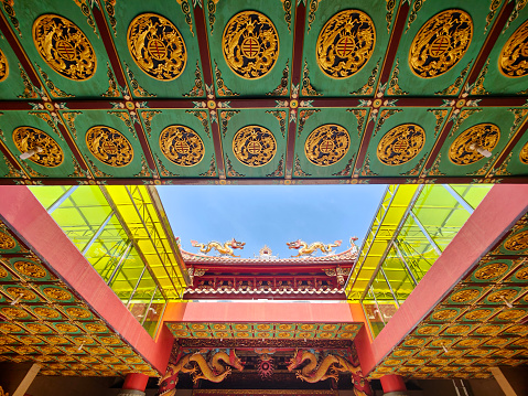 Chinese architecture in temple structure