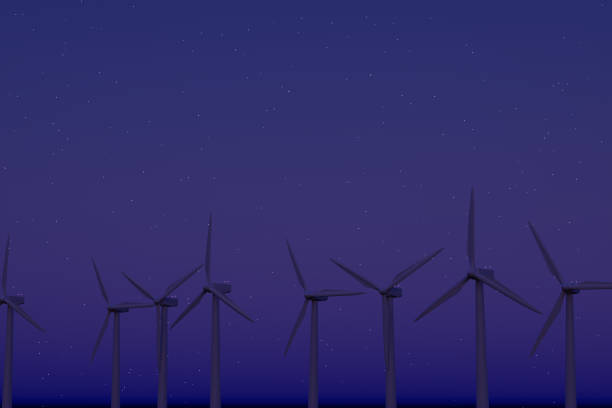 Light for a Better Tomorrow:  Wind Turbines against Starry Skies