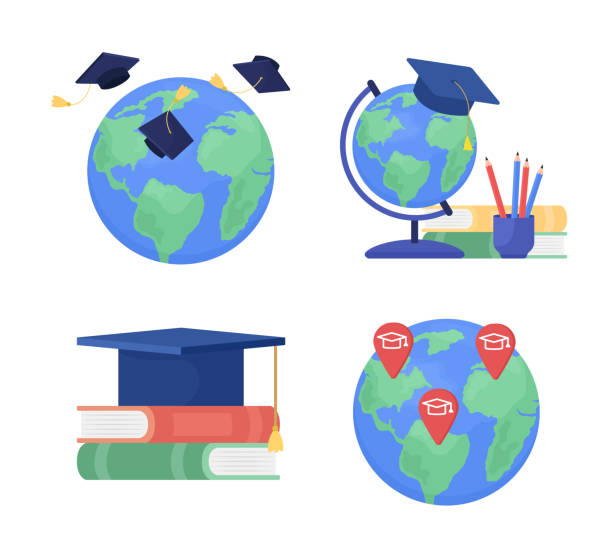 80+ Study Abroad Group Stock Illustrations, Royalty-Free Vector