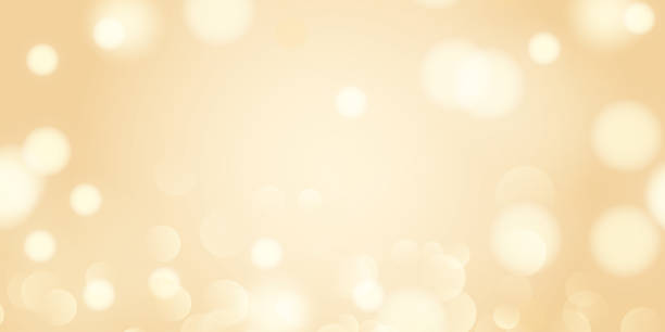 istock Background with beautiful ball bokeh. Champagne gold beautiful background. 1464168002