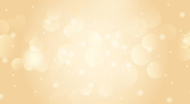 istock Background with beautiful ball bokeh. Champagne gold beautiful background. 1464168320
