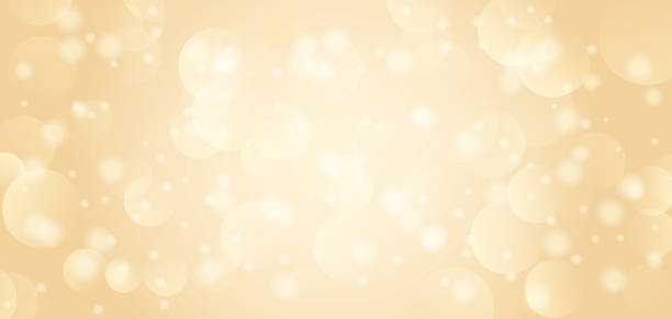 istock Background with beautiful ball bokeh. Champagne gold beautiful background. 1464168344