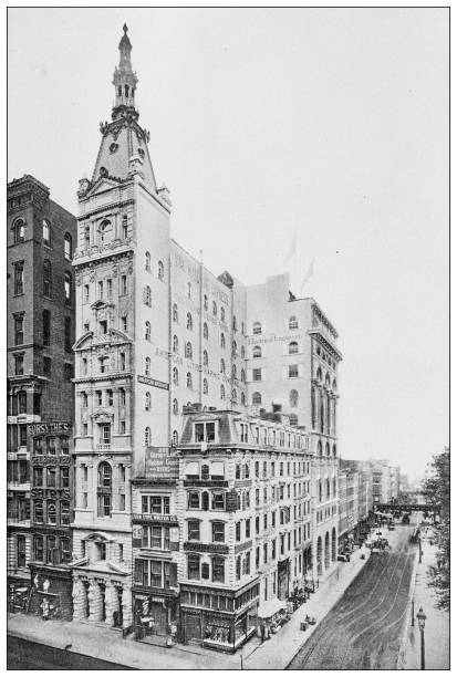 istock Antique Photograph of New York: Mail and Express Building 1464175302