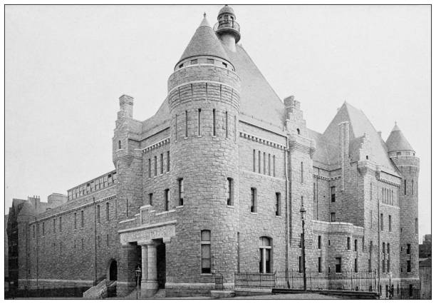 istock Antique Photograph of New York: Armory 71st regiment 1464176997