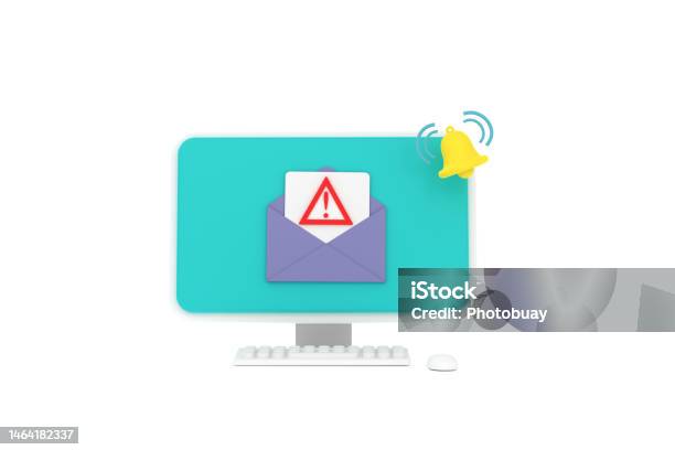 Computer Broken Notification Alert Message Laptop Notification Danger Error Alerts Laptop Virus ...
