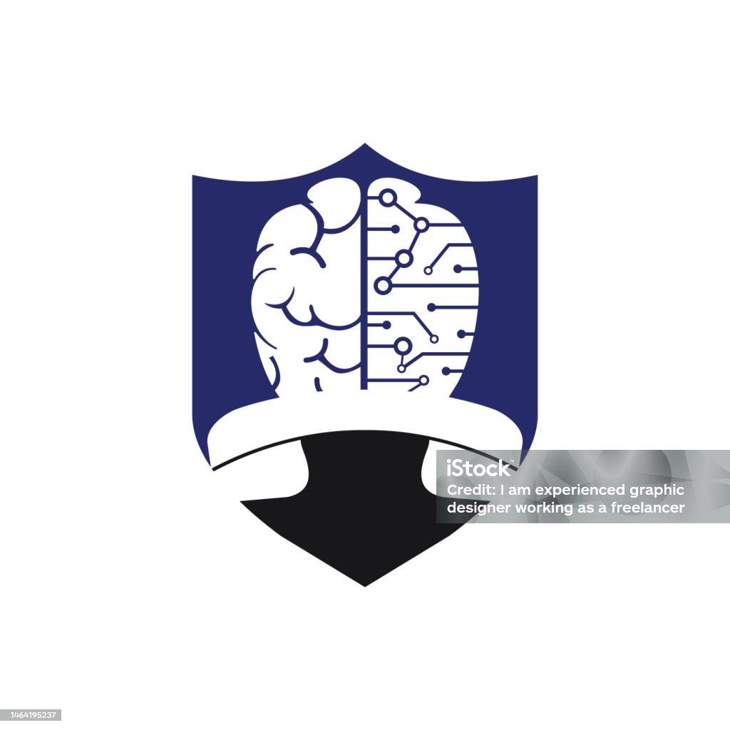 Brain Call Brain Call Vector Logo Design Template Tech Communication Logo Concept ...