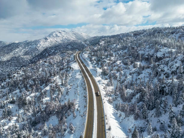 istock Magnificent mountains, forests, rare cedar trees on the Antalya-Konya main road and impressive nature views on the access roads 1464201208
