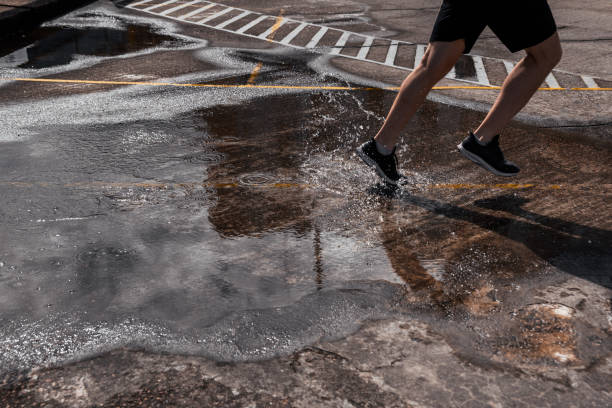 istock Male Runner in the Street 1464202051