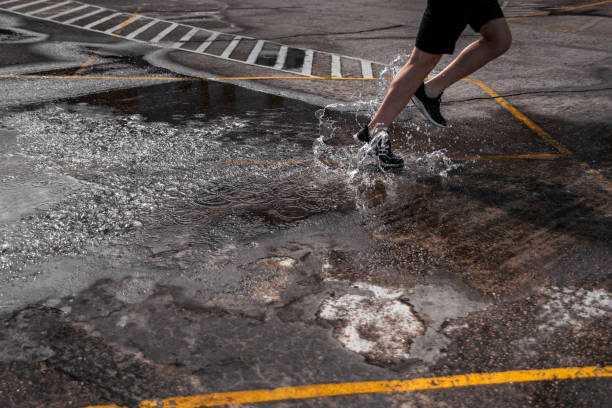 istock Male Runner in the Street 1464202061