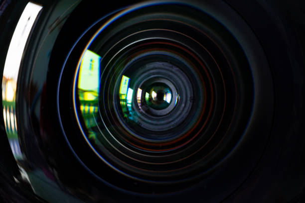 istock macro lens,camera lens with lens reflection,Home Video Camera,Movie Camera,Camera - Photographic Equipment,Movie,Lens - Optical Instrument,Television Camera, 1464202332