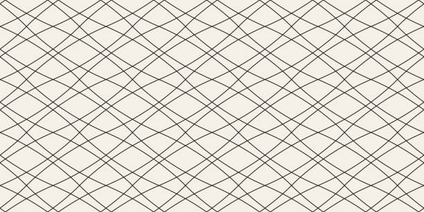 illustrations, cliparts, dessins animés et icônes de motif vectoriel géométrique sans couture - sine wave abstract panoramic pattern