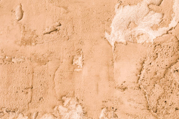 istock Abstract background of brown plaster, spoiled by time. 1464206786
