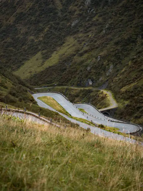 Photo of Winding road in mountain passes