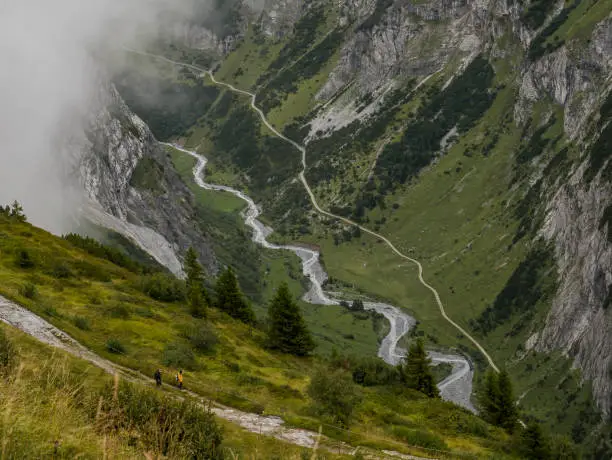 Photo of Winding road in mountain passes