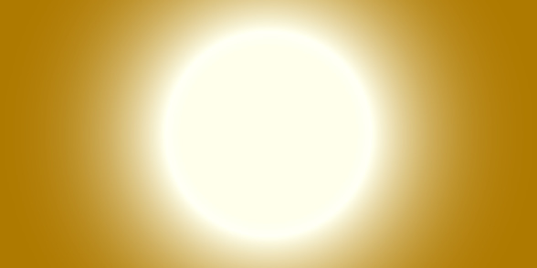 Hot bright sun shining on a desert sky background, vector background.